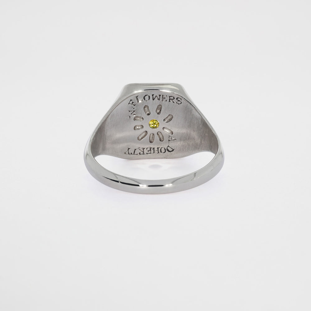 【関税込み】Alec Doherty SSENSE限定 シルバー Hazy リング SSENSE 日本 Exclusive Silver Hazy Ring by Alec Doherty on Sale