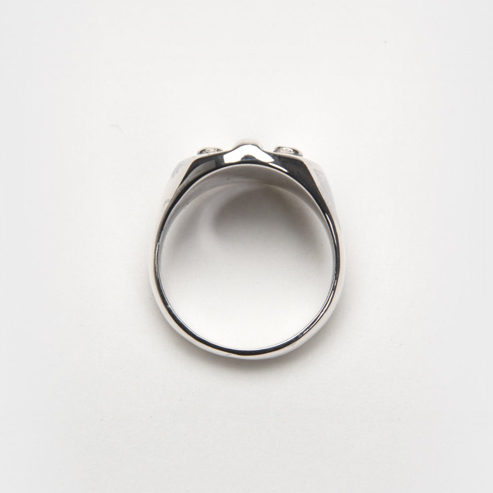 【関税込み】Alec Doherty SSENSE限定 シルバー Dazed リング Alec Doherty: SSENSE Exclusive Silver Dazed Ring | SSENSE 日本
